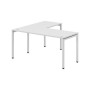 Xten-S XSCT 1615 R (Белый/Алюминий) Стол угловой