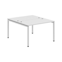 Xten-S XWST 1214 (Белый/Алюминий) Стол двойной