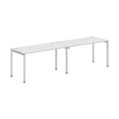 Xten-S XWST 2870 (Белый/Алюминий) Стол двойной