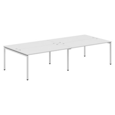 Xten-S XWST 3214 (Белый/Алюминий) Стол 4-х местный