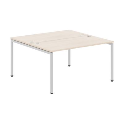 Xten-S XWST 1414 (Бук тиара/Алюминий) Стол двойной