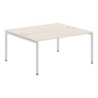 Xten-S XWST 1614 (Бук тиара/Алюминий) Стол двойной