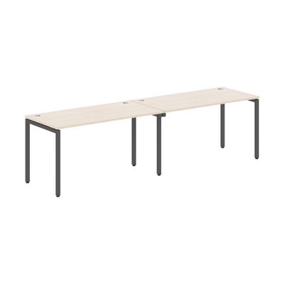 Xten-S XWST 2870 (Бук тиара/Антрацит) Стол двойной