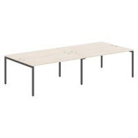 Xten-S XWST 3214 (Бук тиара/Антрацит) Стол 4-х местный