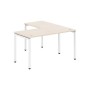 Xten-S XSCT 1415 L (Бук тиара/Белый) Стол угловой