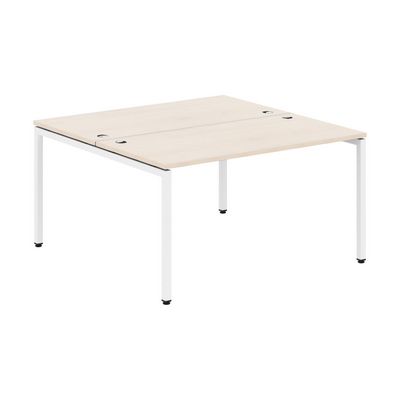 Xten-S XWST 1414 (Бук тиара/Белый) Стол двойной