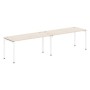 Xten-S XWST 3270 (Бук тиара/Белый) Стол двойной