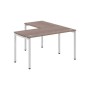 Xten-S XSCT 1415 L (Дуб сонома/Алюминий) Стол угловой