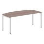 Xten-S XSET 189 (Дуб сонома/Алюминий) Стол руководителя