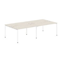 Xten-S XWST 2814 (Сосна эдмонт/Белый) Стол 4-х местный