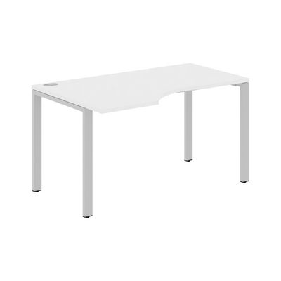 Xten-S60 XS6CET 149 L (Белый/Алюминий) Стол эргономичный, левый