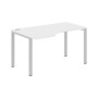 Xten-S60 XS6CET 149 L (Белый/Алюминий) Стол эргономичный, левый