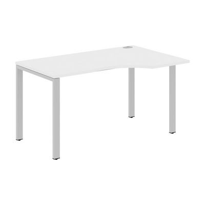 Xten-S60 XS6CET 149 R (Белый/Алюминий) Стол эргономичный, правый