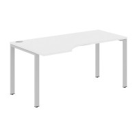 Xten-S60 XS6CET 169 L (Белый/Алюминий) Стол эргономичный, левый