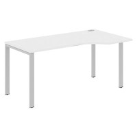 Xten-S60 XS6CET 169 R (Белый/Алюминий) Стол эргономичный, правый