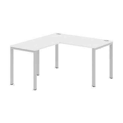 Xten-S60 XS6CT 1415 L (Белый/Алюминий) Стол угловой, левый