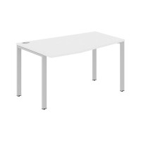 Xten-S60 XS6CT 149 L (Белый/Алюминий) Стол эргономичный, левый