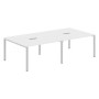 Xten-S60 XS6SCT 2714 (Белый/Алюминий) Конференц-стол