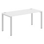 Xten-S60 XS6ST 167 (Белый/Алюминий) Стол письменный