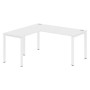 Xten-S60 XS6CT 1615 L (Белый/Белый) Стол угловой, левый