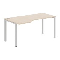 Xten-S60 XS6CET 169 L (Бук тиара/Алюминий) Стол эргономичный, левый