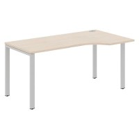Xten-S60 XS6CET 169 R (Бук тиара/Алюминий) Стол эргономичный, правый