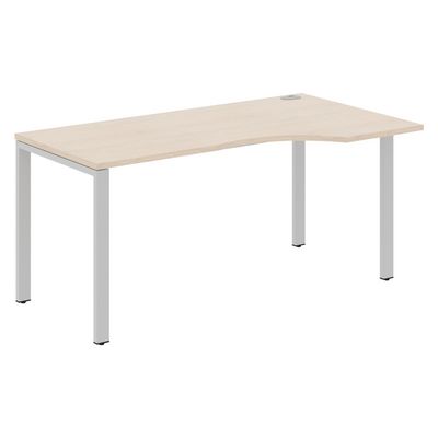 Xten-S60 XS6CET 169 R (Бук тиара/Алюминий) Стол эргономичный, правый