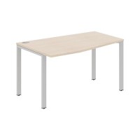 Xten-S60 XS6CT 149 L (Бук тиара/Алюминий) Стол эргономичный, левый