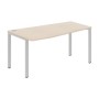 Xten-S60 XS6CT 169 L (Бук тиара/Алюминий) Стол эргономичный, левый
