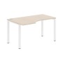 Xten-S60 XS6CET 149 L (Бук тиара/Белый) Стол эргономичный, левый