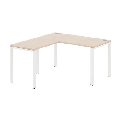 Xten-S60 XS6CT 1415 L (Бук тиара/Белый) Стол угловой, левый