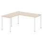 Xten-S60 XS6CT 1615 L (Бук тиара/Белый) Стол угловой, левый