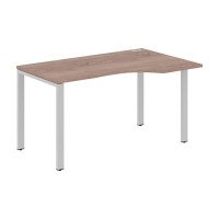Xten-S60 XS6CET 149 R (Дуб сонома/Алюминий) Стол эргономичный, правый