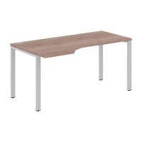 Xten-S60 XS6CET 169 L (Дуб сонома/Алюминий) Стол эргономичный, левый