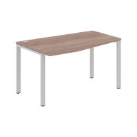 Xten-S60 XS6CT 149 L (Дуб сонома/Алюминий) Стол эргономичный, левый