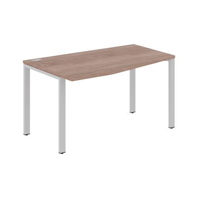 Xten-S60 XS6CT 149 L (Дуб сонома/Алюминий) Стол эргономичный, левый