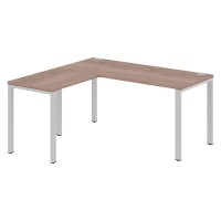 Xten-S60 XS6CT 1615 L (Дуб сонома/Алюминий) Стол угловой, левый