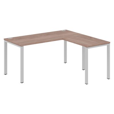 Xten-S60 XS6CT 1615 R (Дуб сонома/Алюминий) Стол угловой, правый