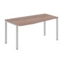 Xten-S60 XS6CT 169 L (Дуб сонома/Алюминий) Стол эргономичный, левый