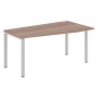Xten-S60 XS6CT 169 R (Дуб сонома/Алюминий) Стол эргономичный, правый