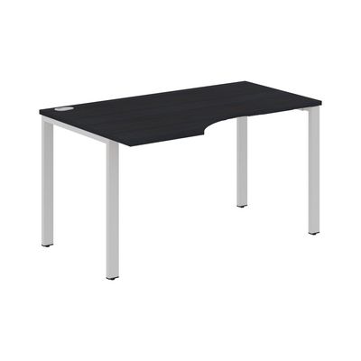 Xten-S60 XS6CET 149 L (Дуб юкон модерн/Алюминий) Стол эргономичный, левый