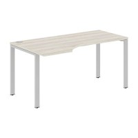 Xten-S60 XS6CET 169 L (Сосна эдмонт/Алюминий) Стол эргономичный, левый