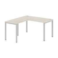 Xten-S60 XS6CT 1415 L (Сосна эдмонт/Алюминий) Стол угловой, левый
