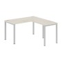 Xten-S60 XS6CT 1415 R (Сосна эдмонт/Алюминий) Стол угловой, правый