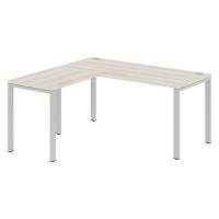 Xten-S60 XS6CT 1615 L (Сосна эдмонт/Алюминий) Стол угловой, левый