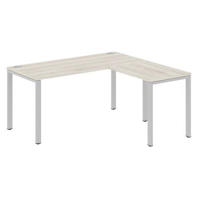 Xten-S60 XS6CT 1615 R (Сосна эдмонт/Алюминий) Стол угловой, правый