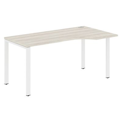 Xten-S60 XS6CET 169 R (Сосна эдмонт/Белый) Стол эргономичный, правый