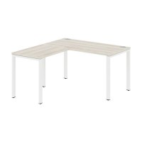 Xten-S60 XS6CT 1415 L (Сосна эдмонт/Белый) Стол угловой, левый