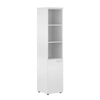 Xten XHC 42.5 L (Белый) Шкаф колонка с глухой малой дверью и топом