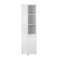 Xten XHC 42.5 R (Белый) Шкаф колонка с глухой малой дверью и топом